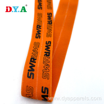 Custom Print Logo Fold Over Elastic Band